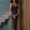 Marjolaine Negligee lang Benedicte noir