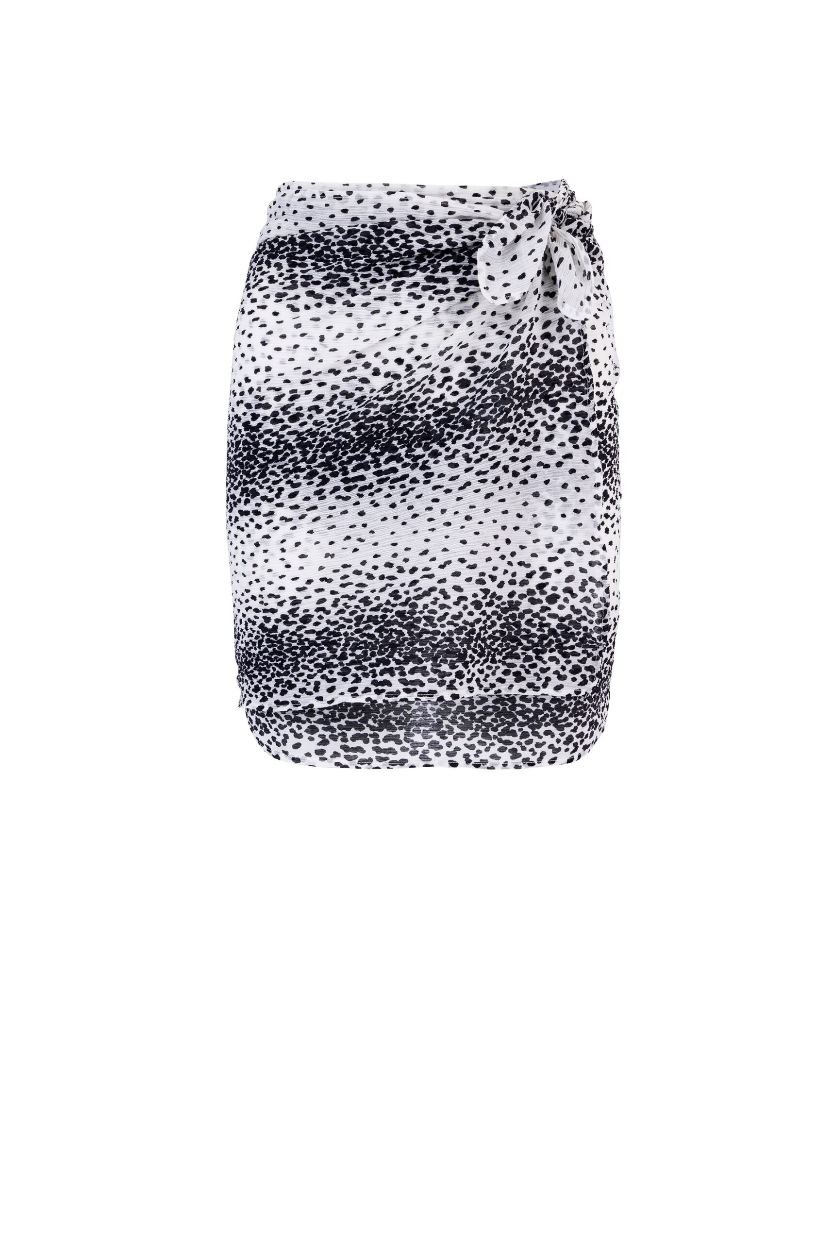 Alternative view of Heidi Klein Pareo / Mini Sarong white black