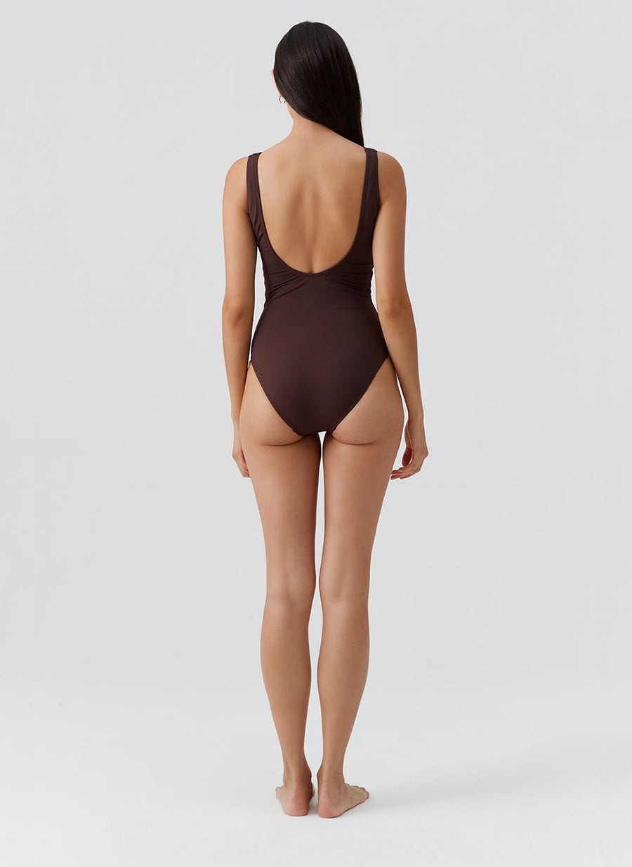 Melissa Odabash Badeanzug Nevada brown – Bild 3