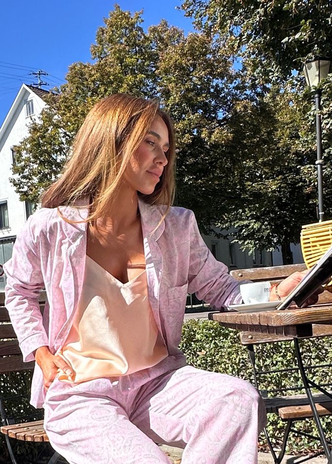 Fürstenberg Pyjama lovely Paisley rose