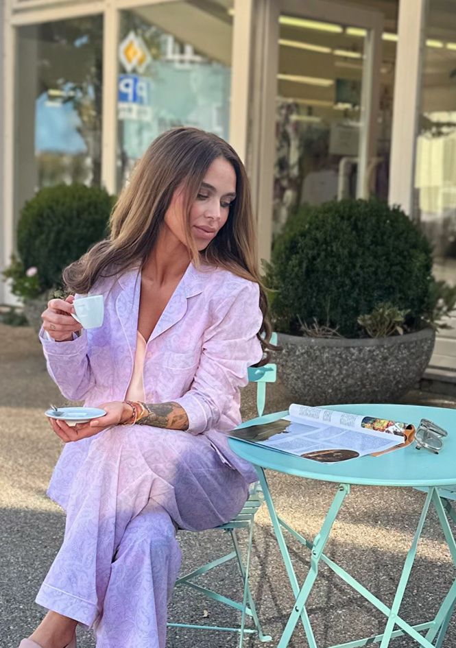 Alternative view of Fürstenberg Pyjama lovely Paisley rose