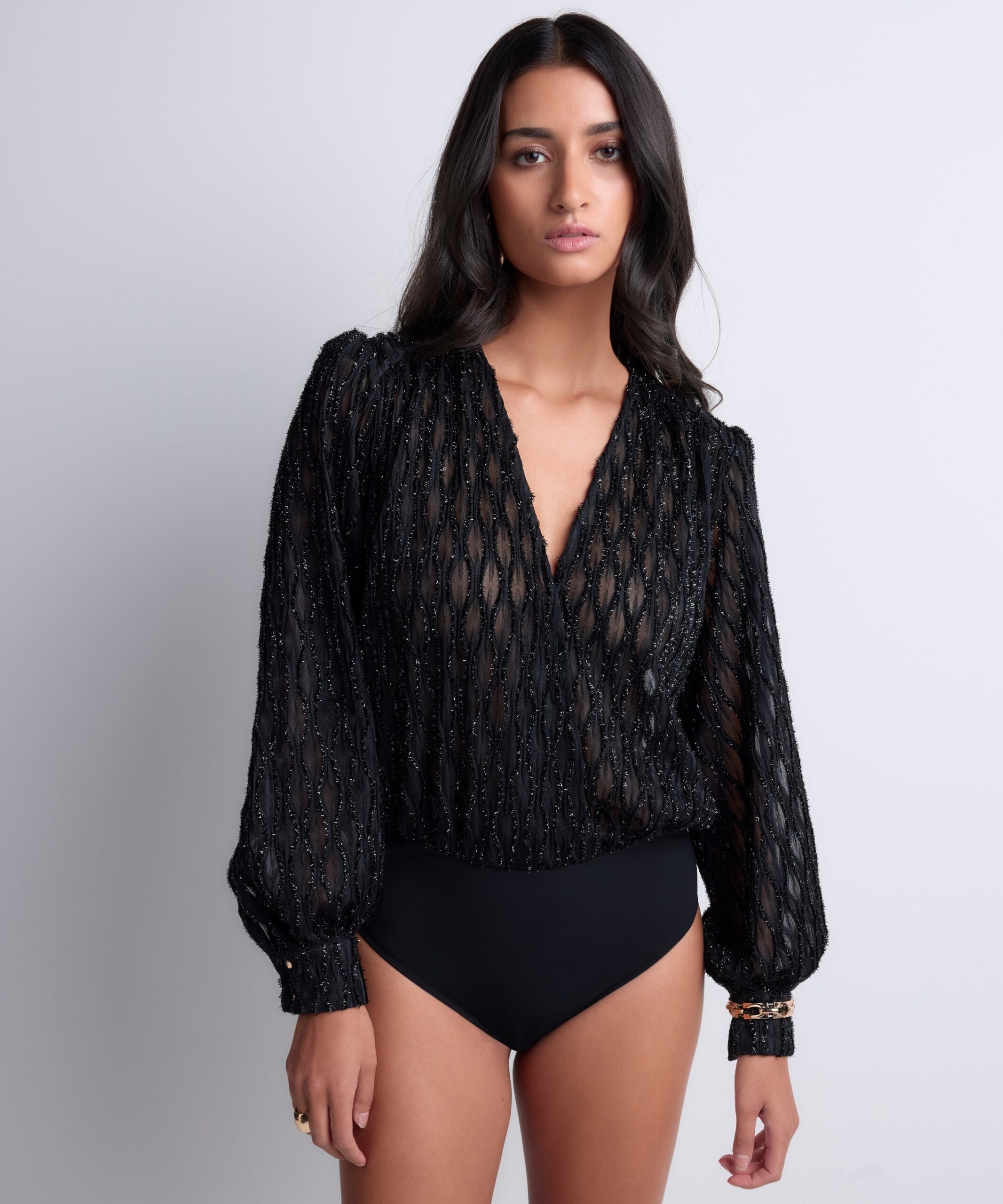 Aubade Body langarm Les Bodys black