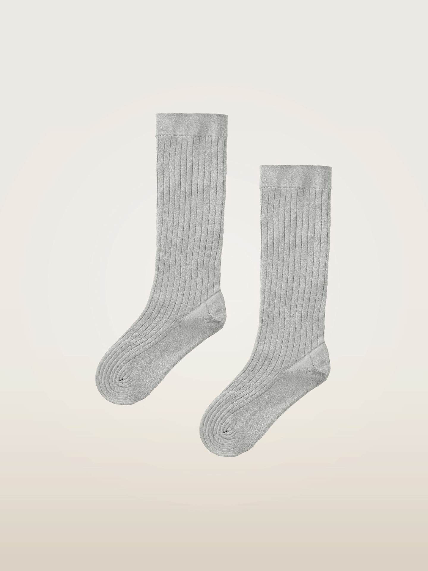 Alternative view of Wolford Kniestrümpfe Shimmer Rib aqua/silver