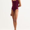 Tunika Frequence imprime swim noir