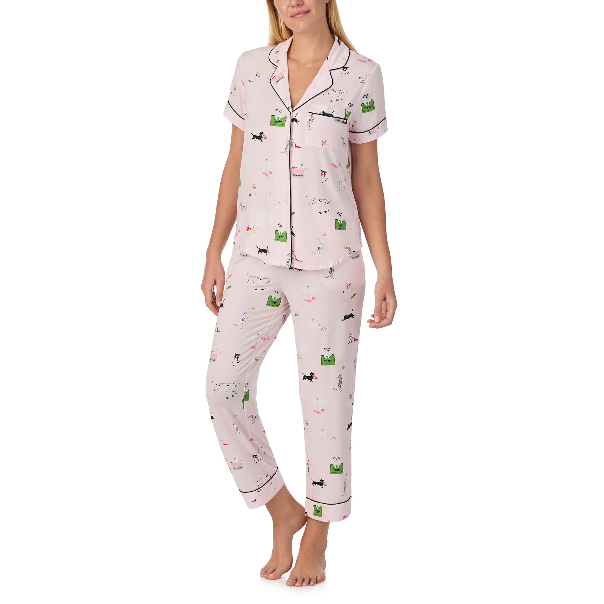 Alternative view of Kate Spade Pyjama Mischievous Pets pinkmulti