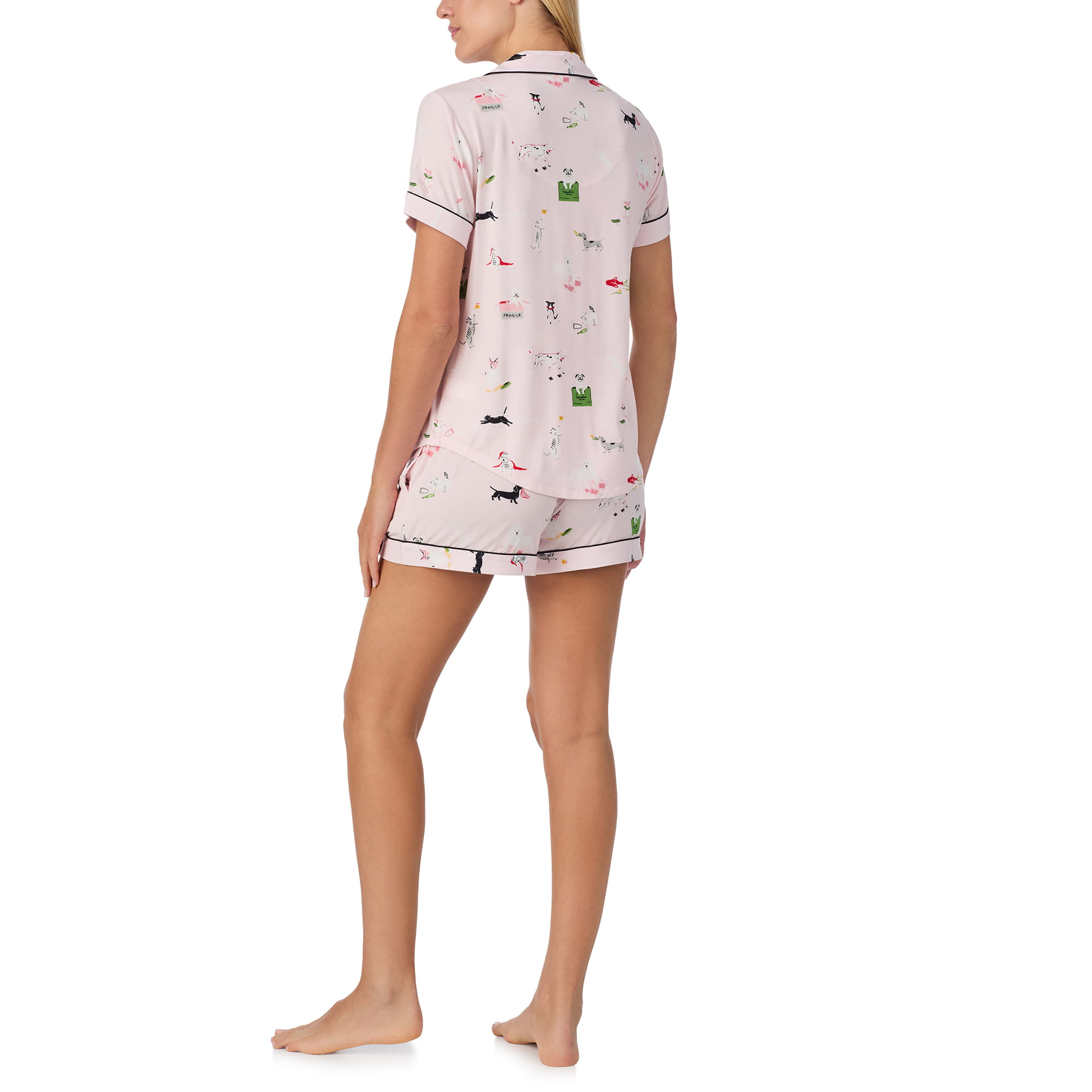 Alternative view of Kate Spade Pyjama Shorty Mischievous Pets pinkmulti