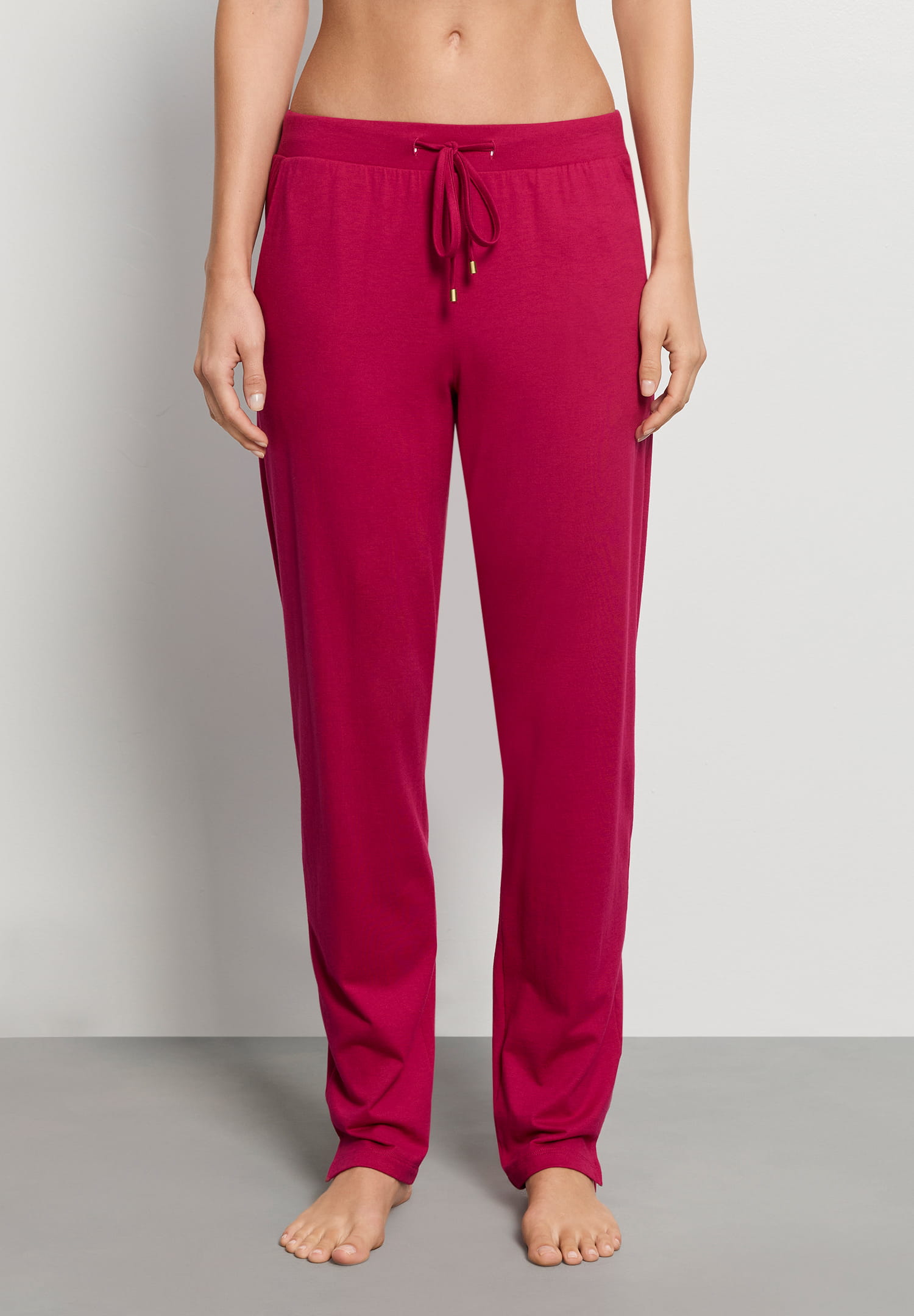 Hanro Hose lang Sleep and Lounge light sangria