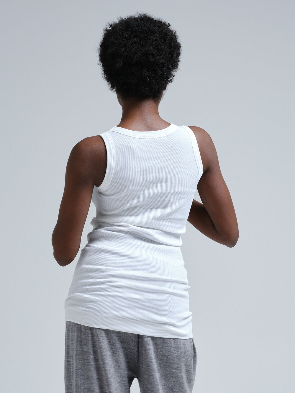 Alternative view of Seamless Basic Tank Top weiss