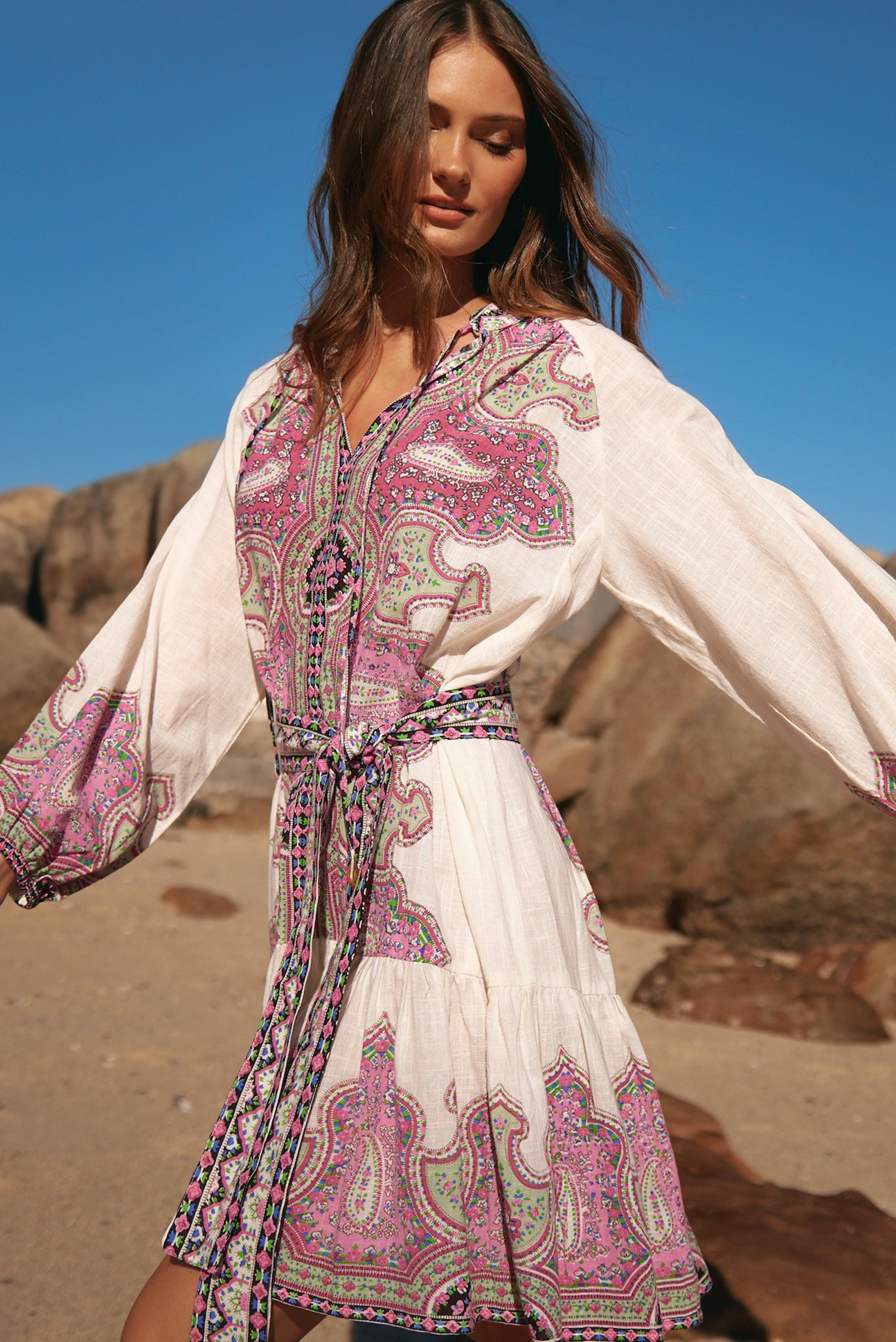 Miss June Kleid Isabella pink