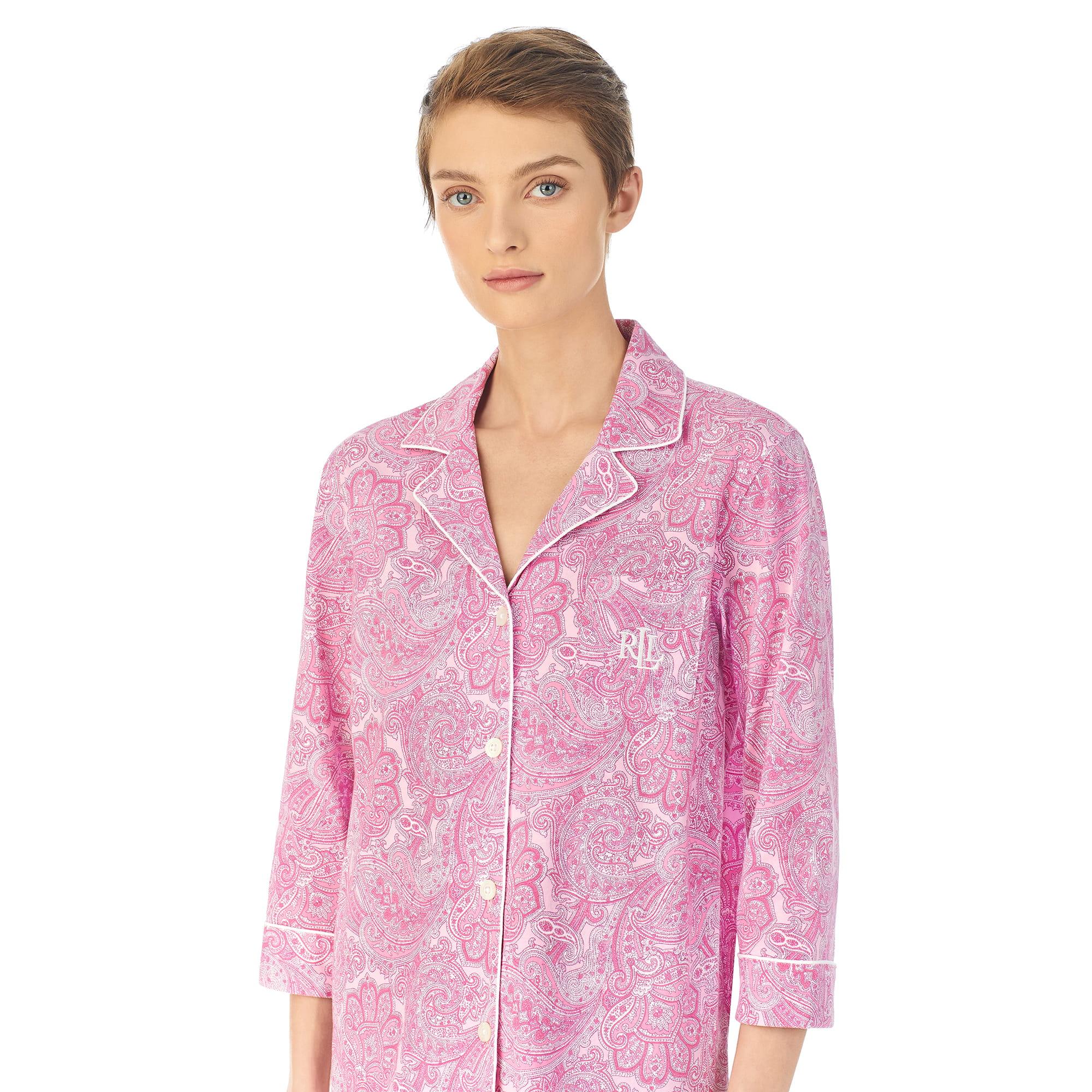 Ralph Lauren Pyjama pink paisley – Bild 3