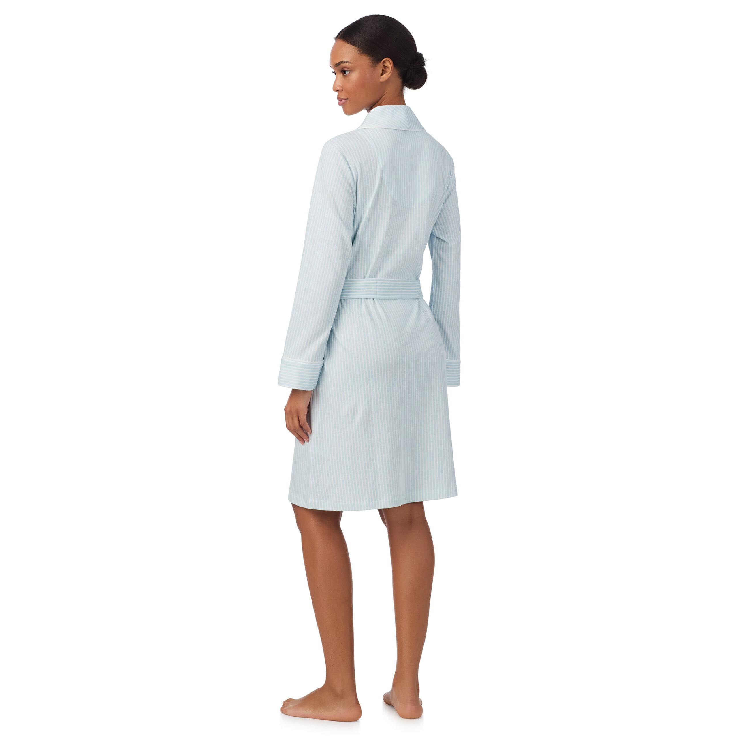 Alternative view of Ralph Lauren Morgenmantel blue stripes