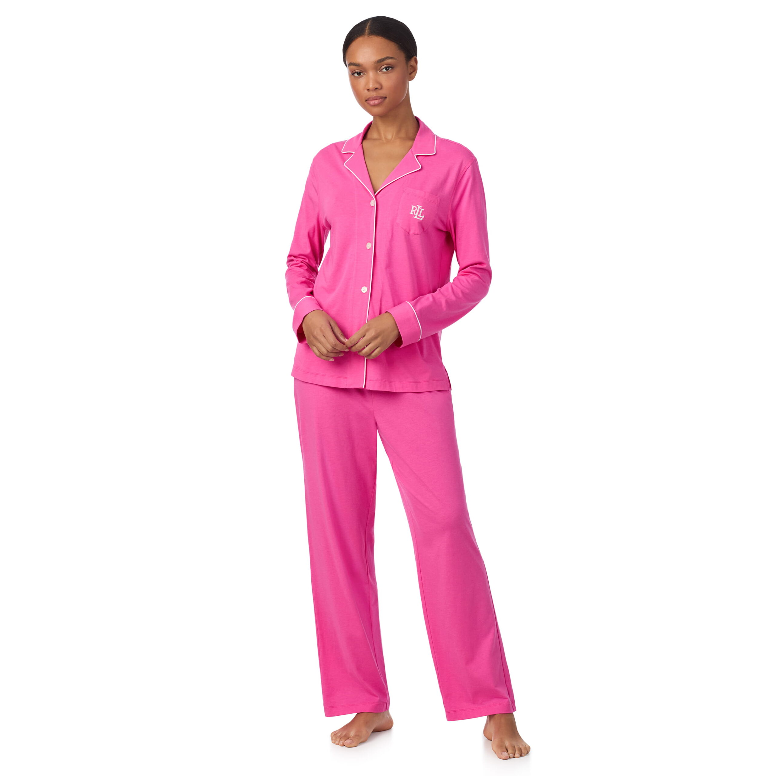 Ralph Lauren langer Pyjama pink