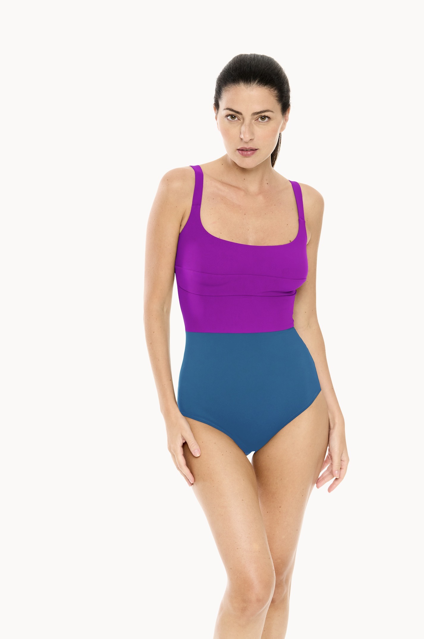 Nathalie Schweizer Badeanzug lake/fuchsia