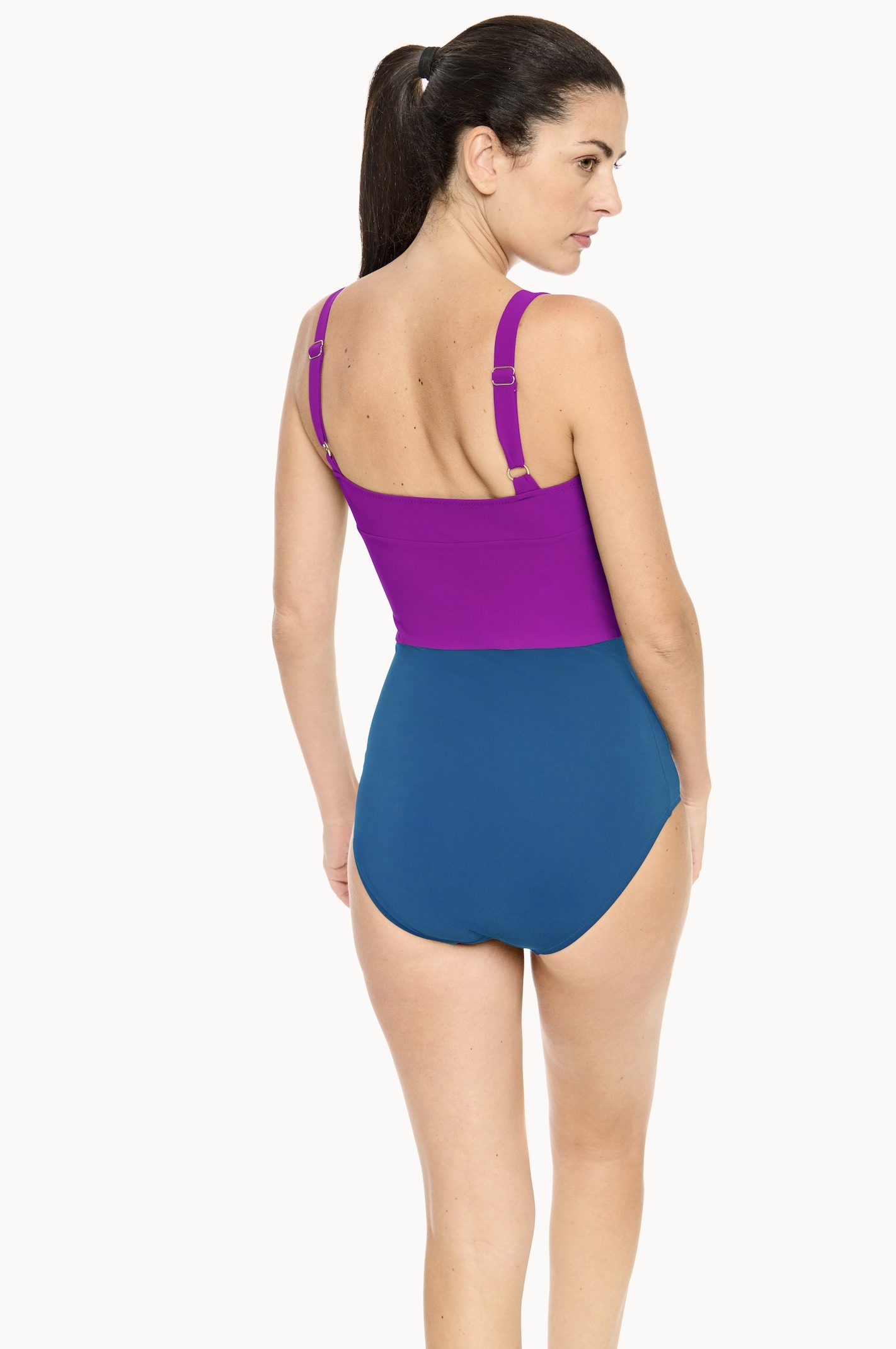 Alternative view of Nathalie Schweizer Badeanzug lake/fuchsia