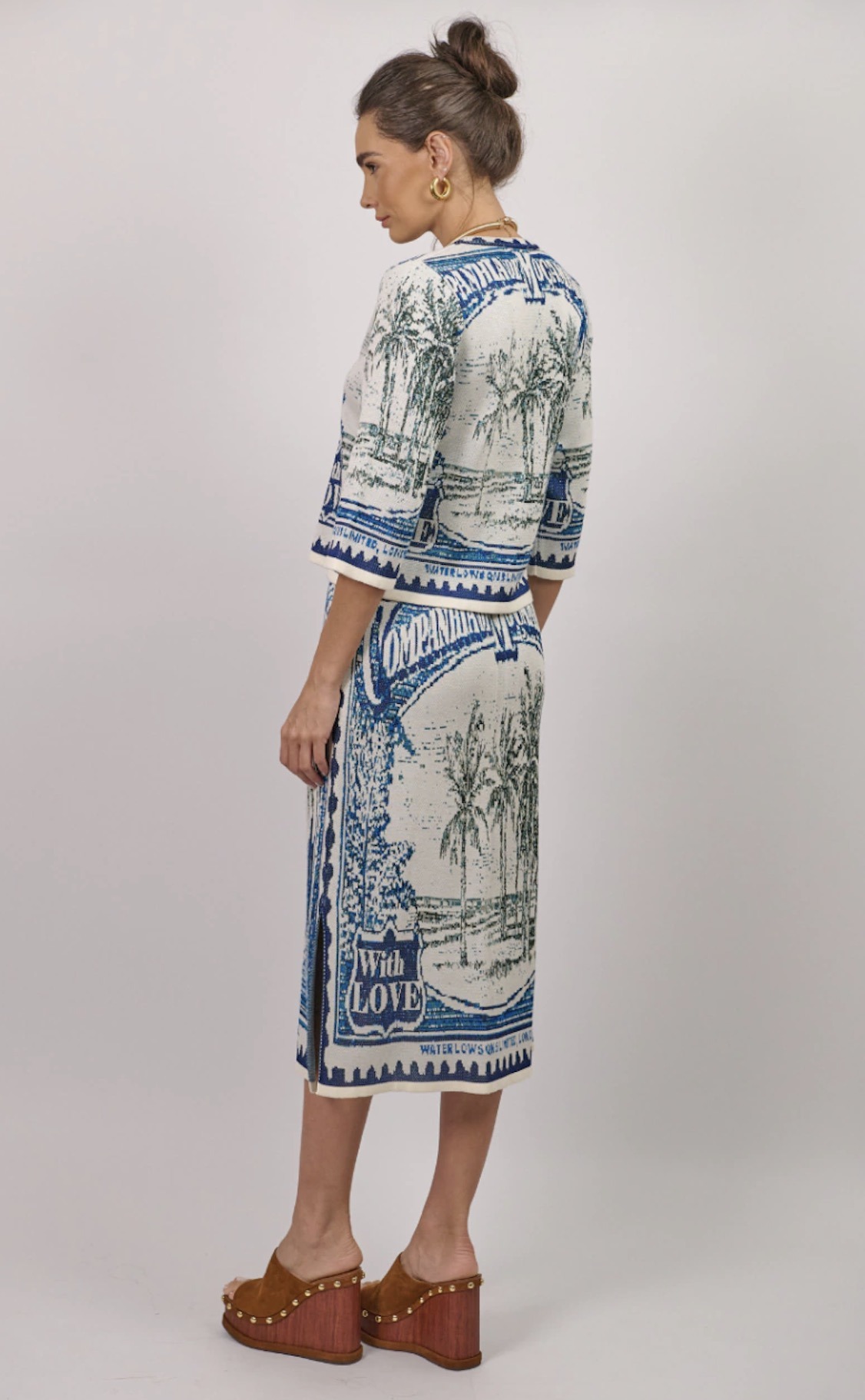 Alternative view of Cecilia Prado Short Cardigan Penelope blue