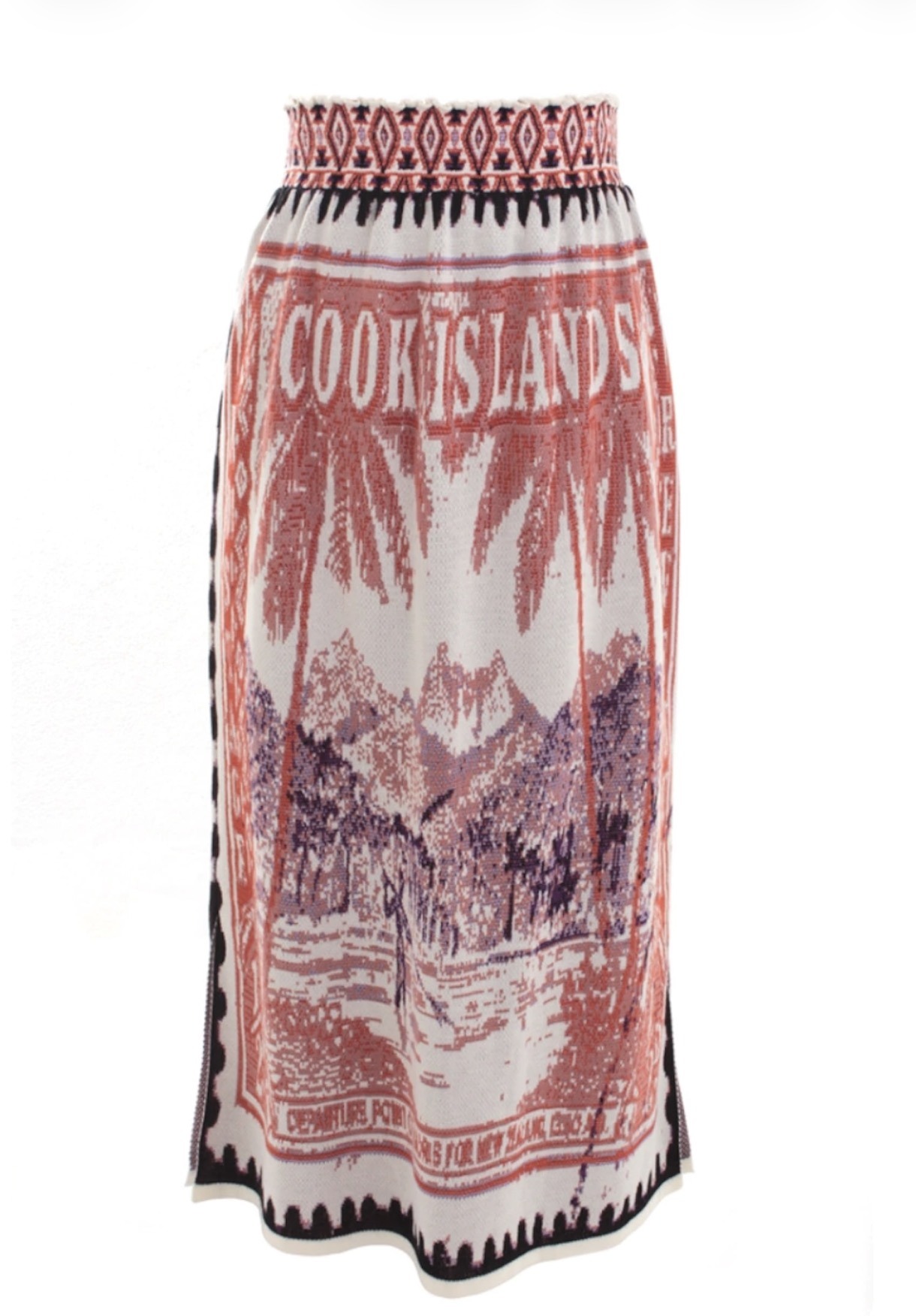 Alternative view of Cecilia Prado Maxi Skirt Roseli orange