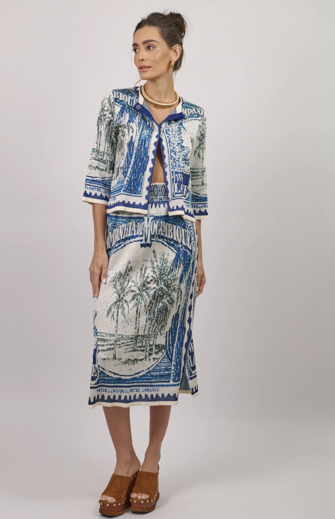 Cecilia Prado Maxi Skirt Roseli orange