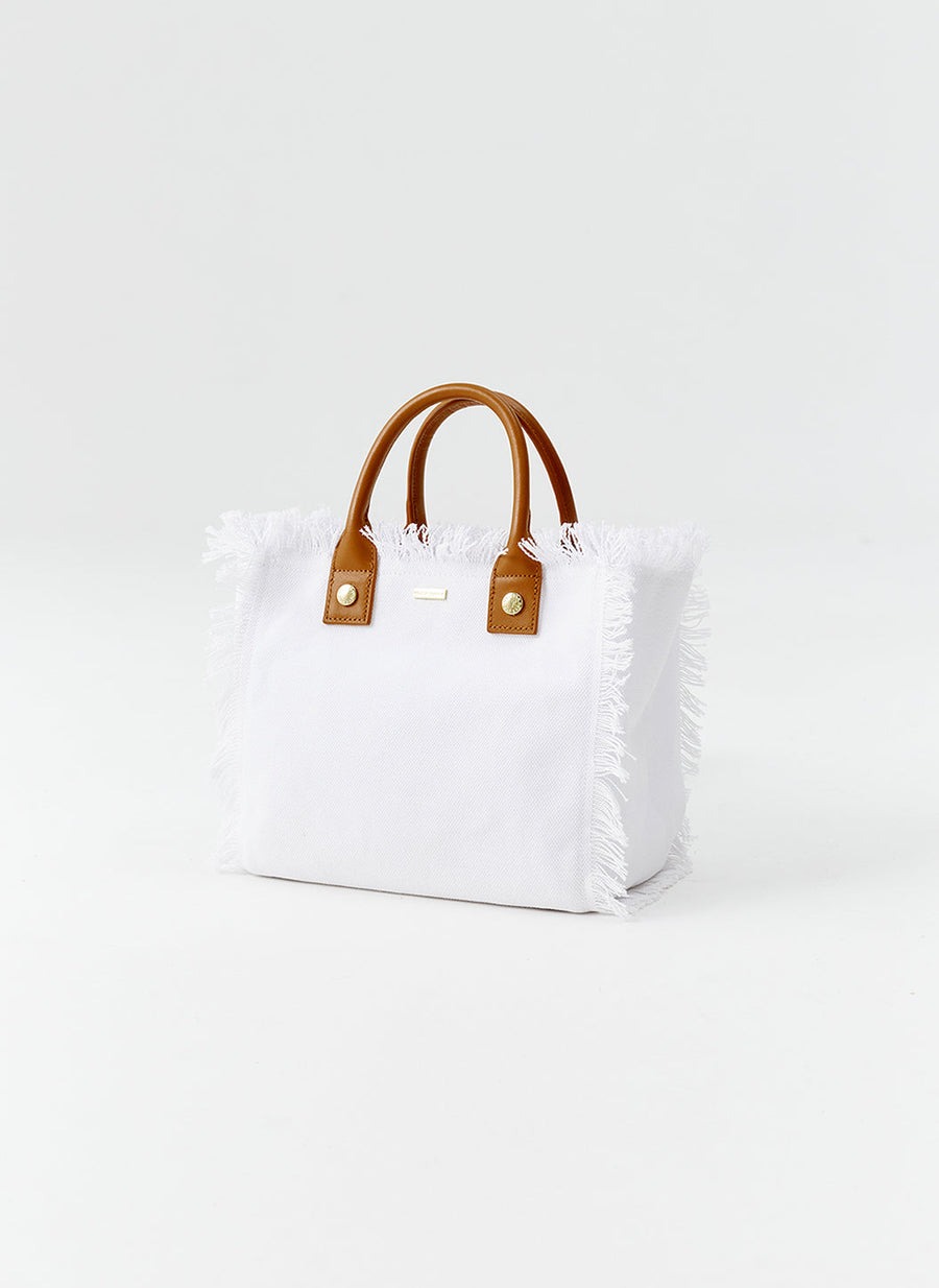 Melissa Odabash Tasche Porto Cervo white/tan