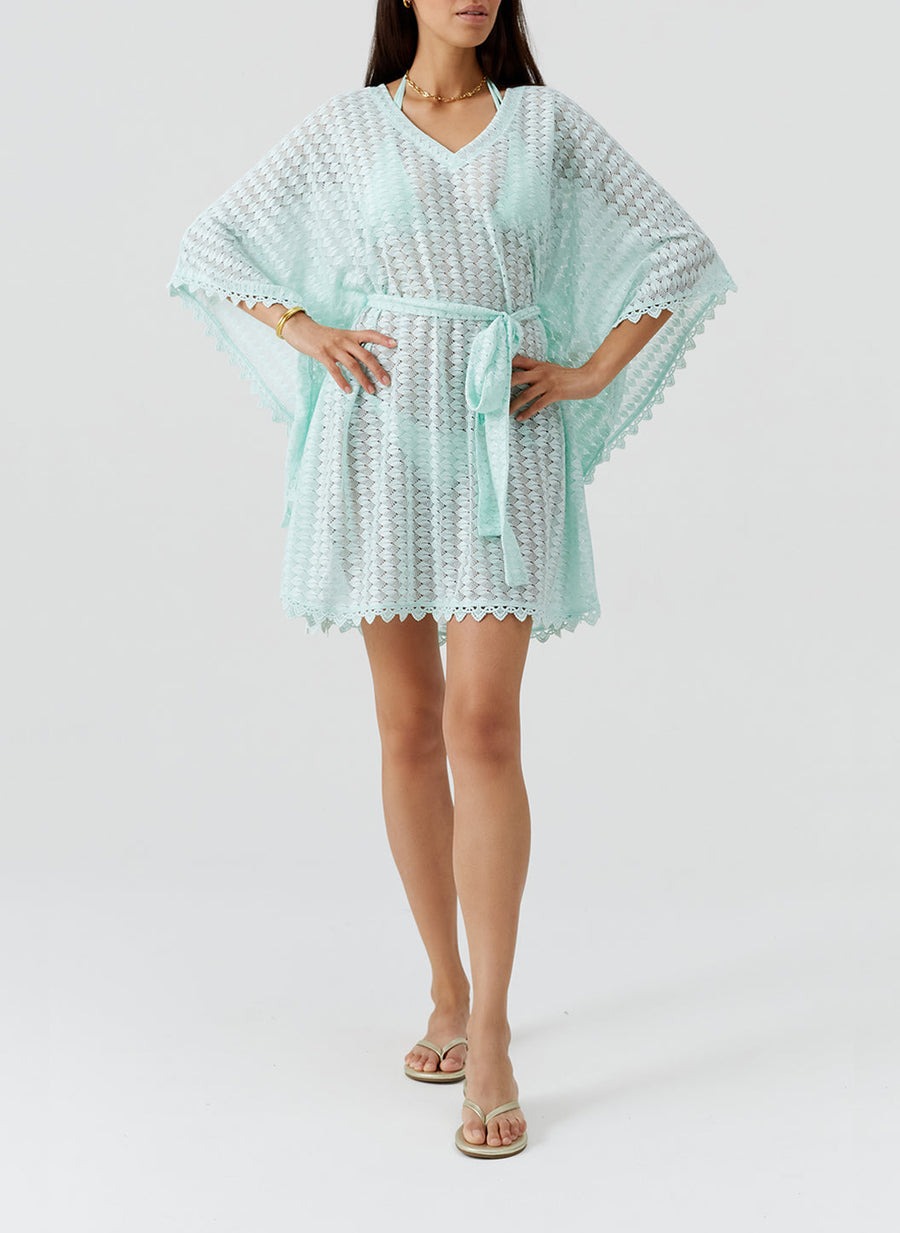 Melissa Odabash Kaftan Petra mint