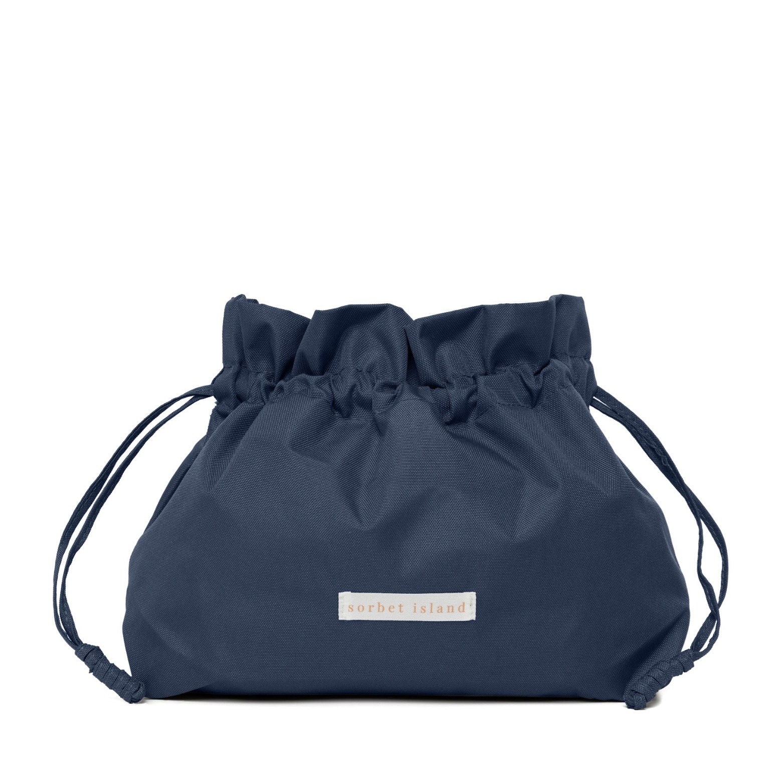 Sorbet Island Handwoven Neoprene Tote Bag Large navy blue – Bild 3