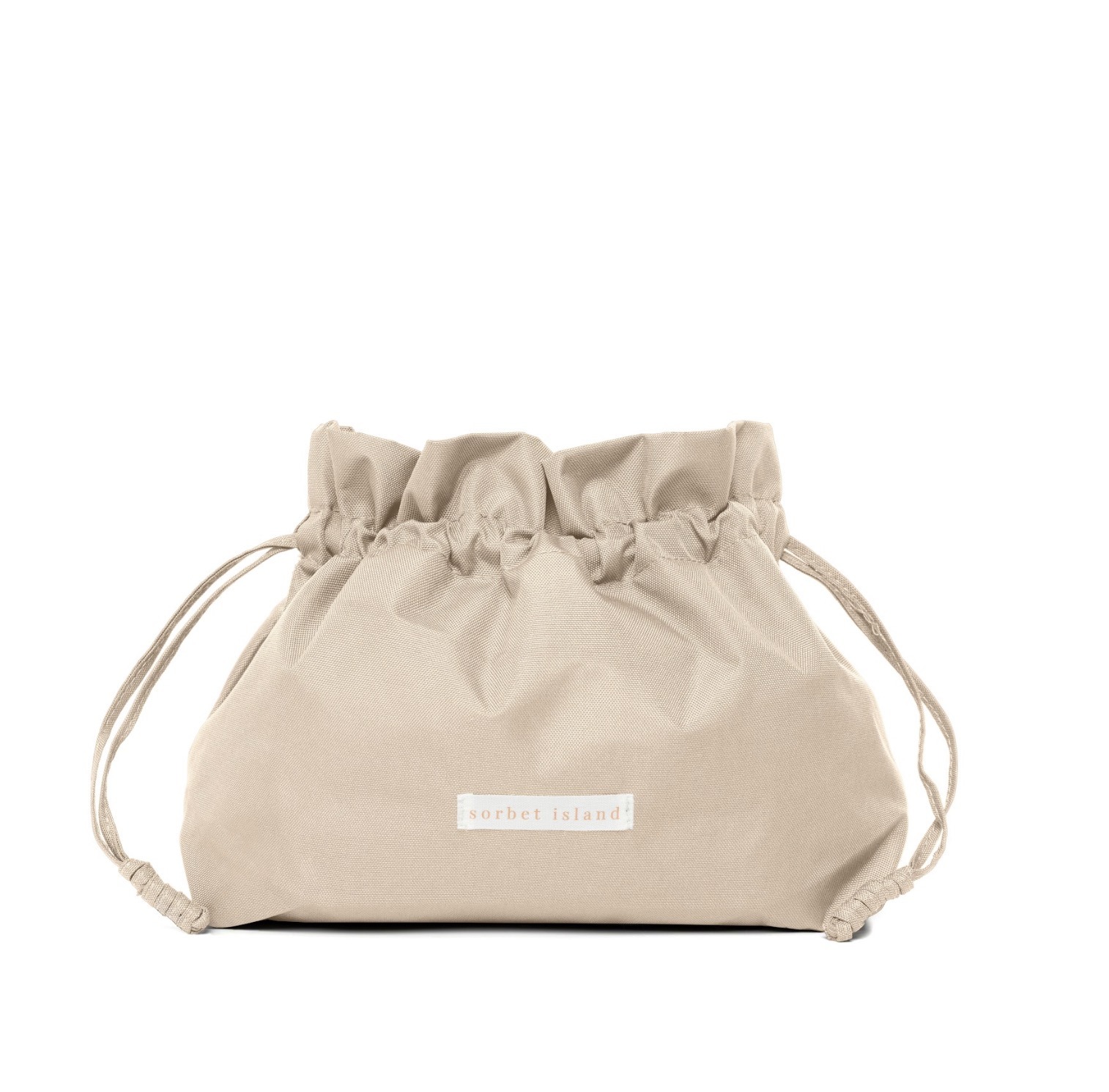 Alternative view of Sorbet Island Handwoven Neoprene Tote Bag Large multicolor beige