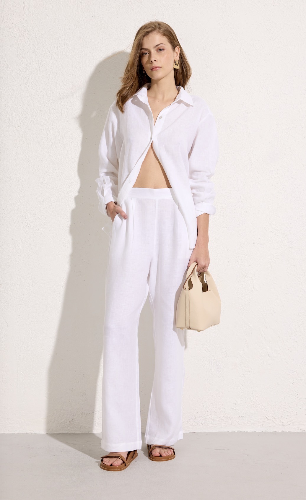 Lenny Niemeyer Leinen Hose white