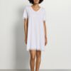 Hanro Nachthemd halbarm Inaya white