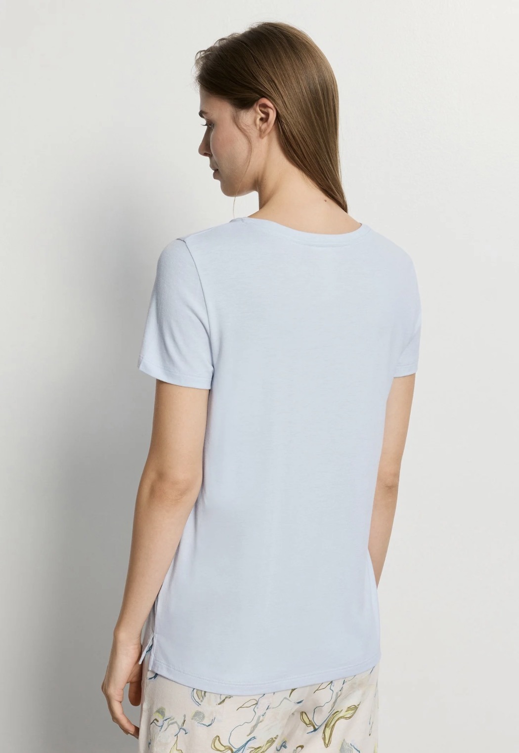 Alternative view of Hanro Tshirt Sleep and Lounge watery blue