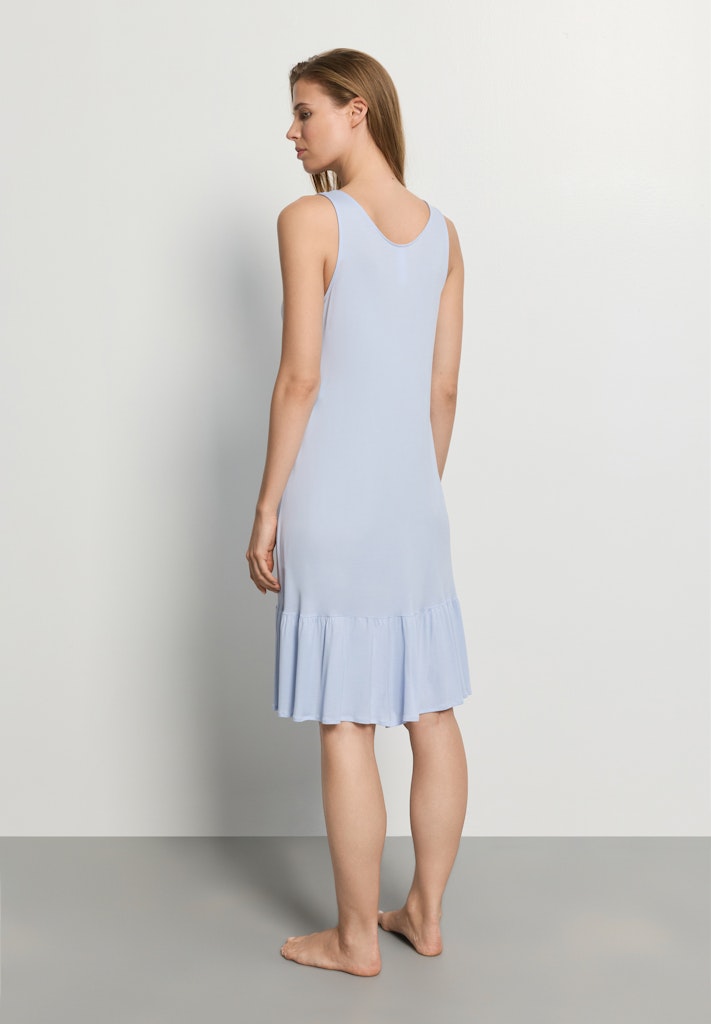 Alternative view of Hanro Nachthemd ohne Arm Isabella blue dove