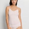 Hanro Cotton Seamless Midi Slip honeydrew