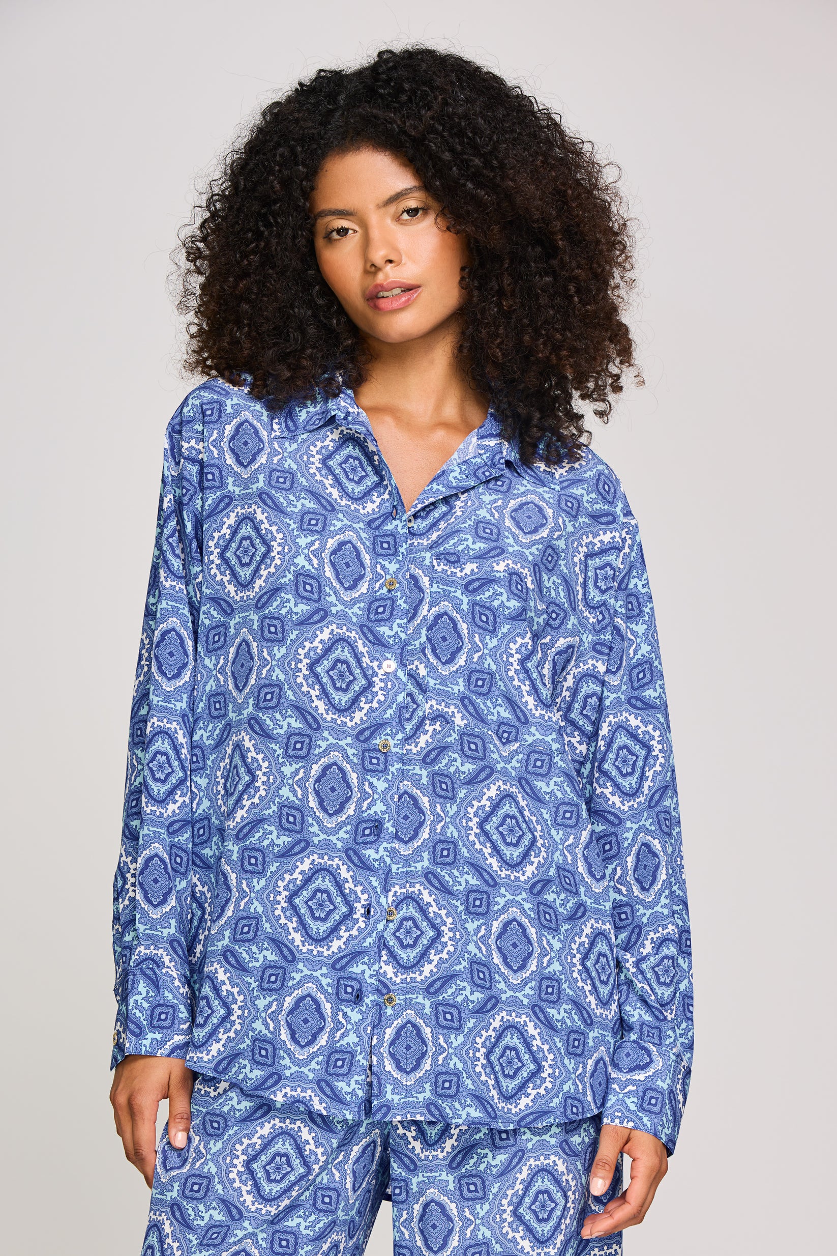 Heidi Klein Shirt Mykonos blau