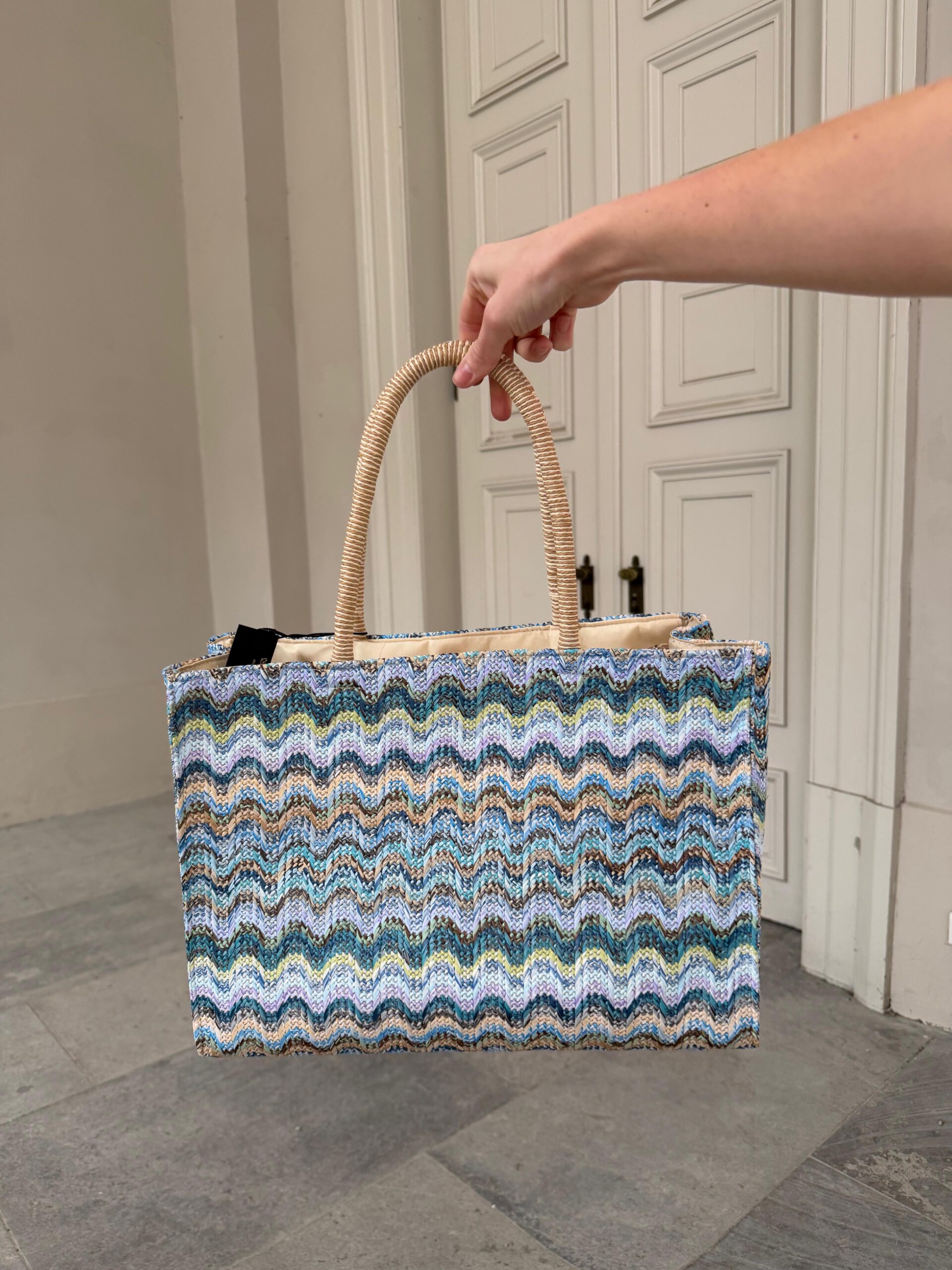 Chanclas by Simone Herrera Tasche Kos blue