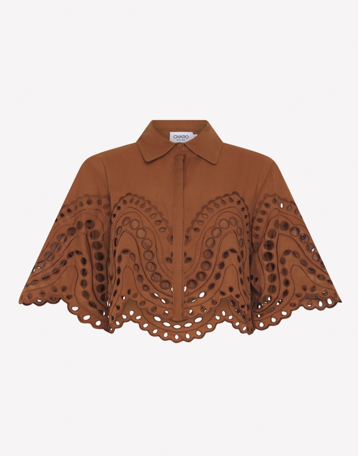 Charo Ruiz Blouse Storm Sealace Resort brown