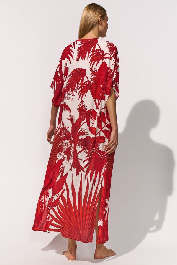 Maryan Mehlhorn Kaftan Palmaria creme rouge – Bild 2