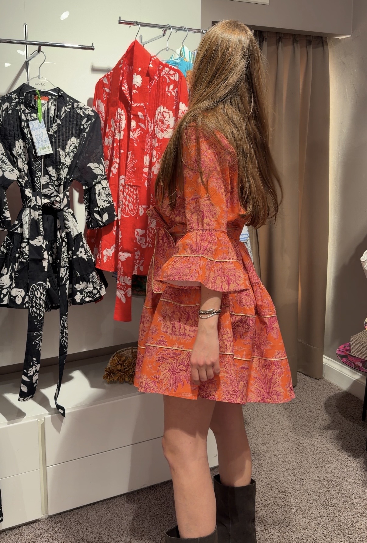 Alternative view of Peps Cannes Kleid Taj Mahal orangepink