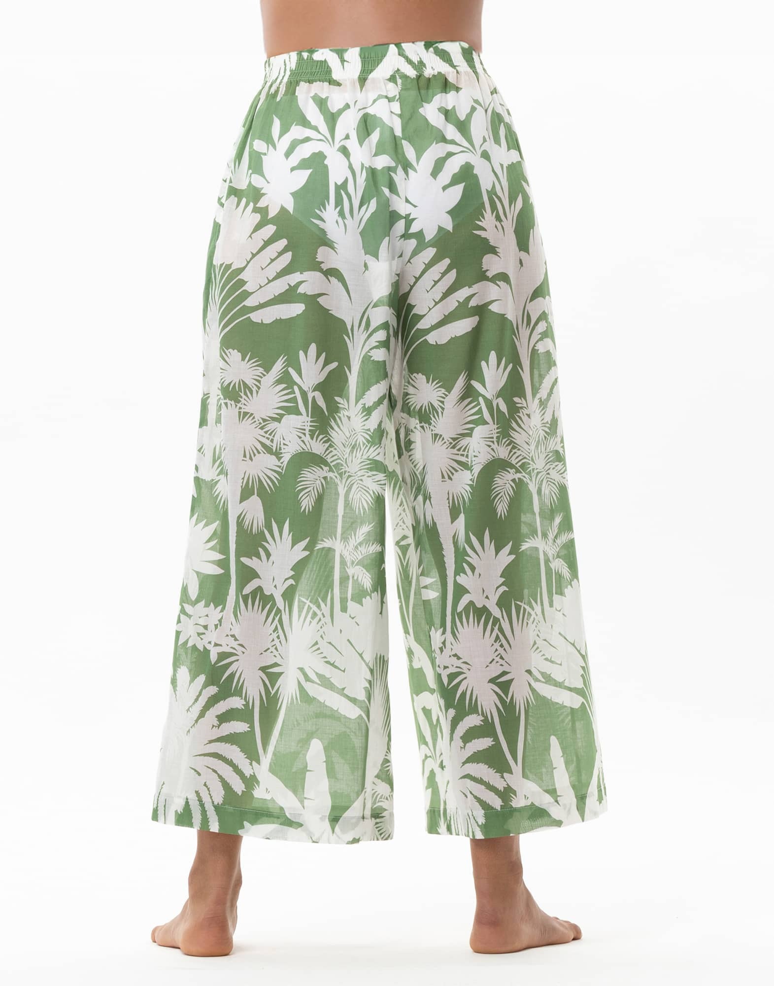 Le Chat Hose Bronzette 280 Cotton Voile feuillage – Bild 4