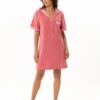 Le Chat Kleid Terry Cloth Gelato vanille
