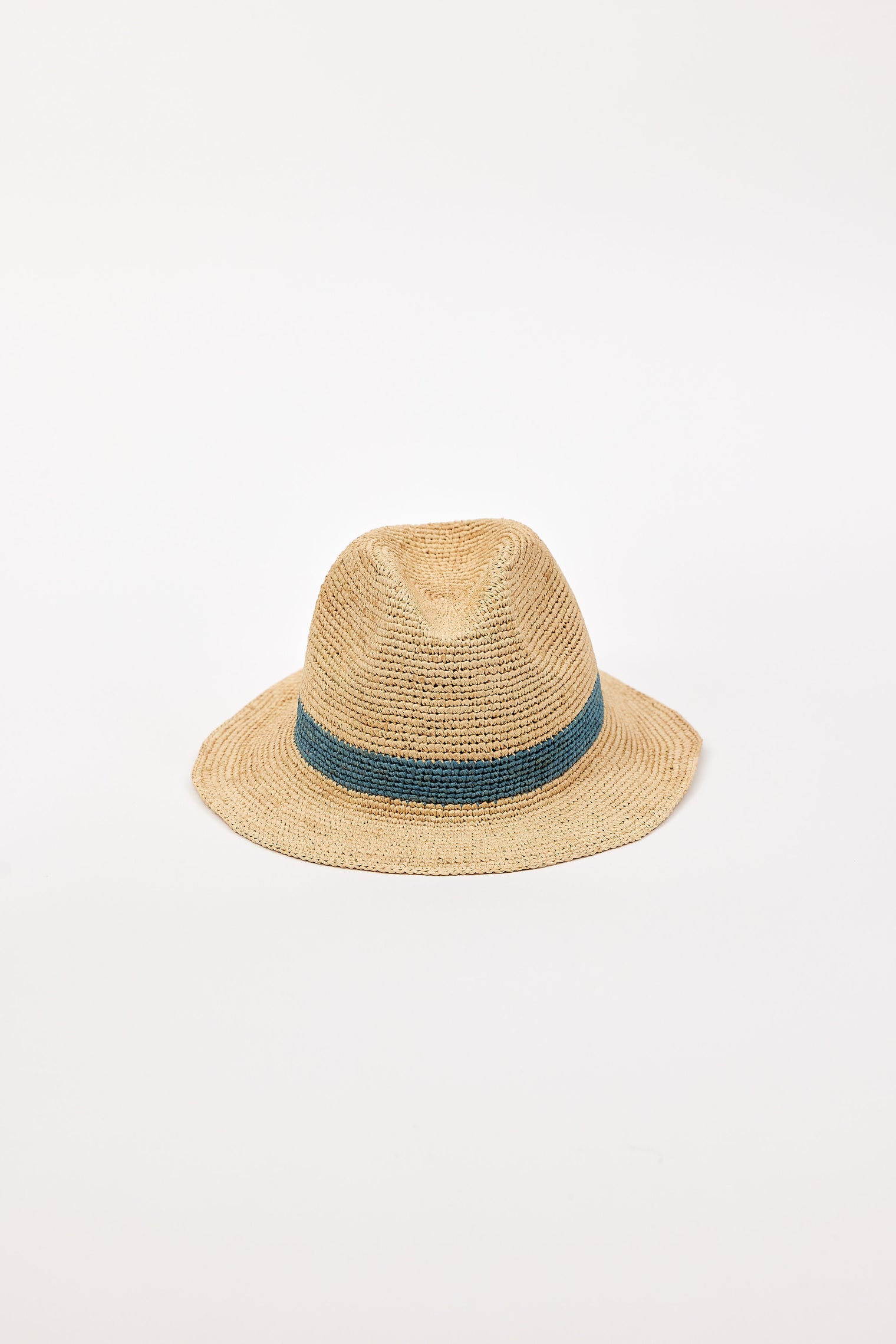 Alternative view of Hat Attack Frankie Fedorra Hat natural denim
