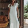 Maryan Mehlhorn twin strap Badeanzug Elements oceanmist
