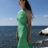 Mario Knitwear Dress Midi green