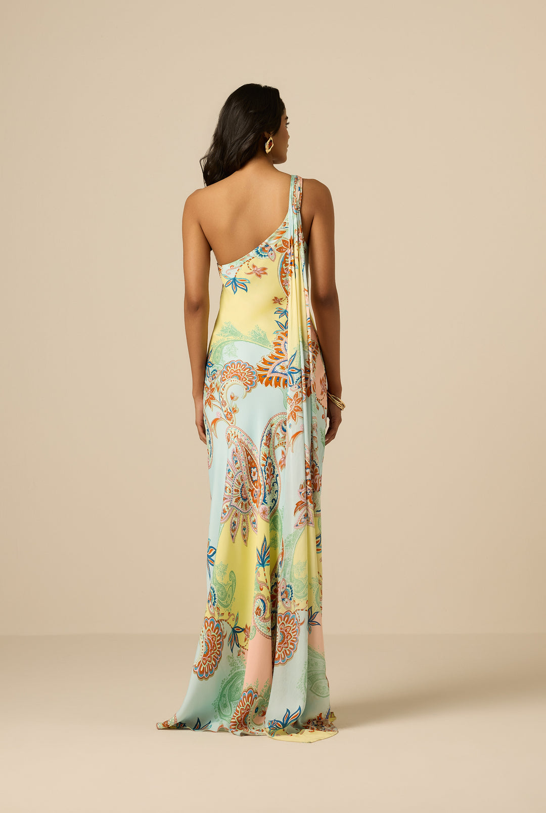 Alternative view of Hemant and Nandita One Sholder Dress Yuti multicolor