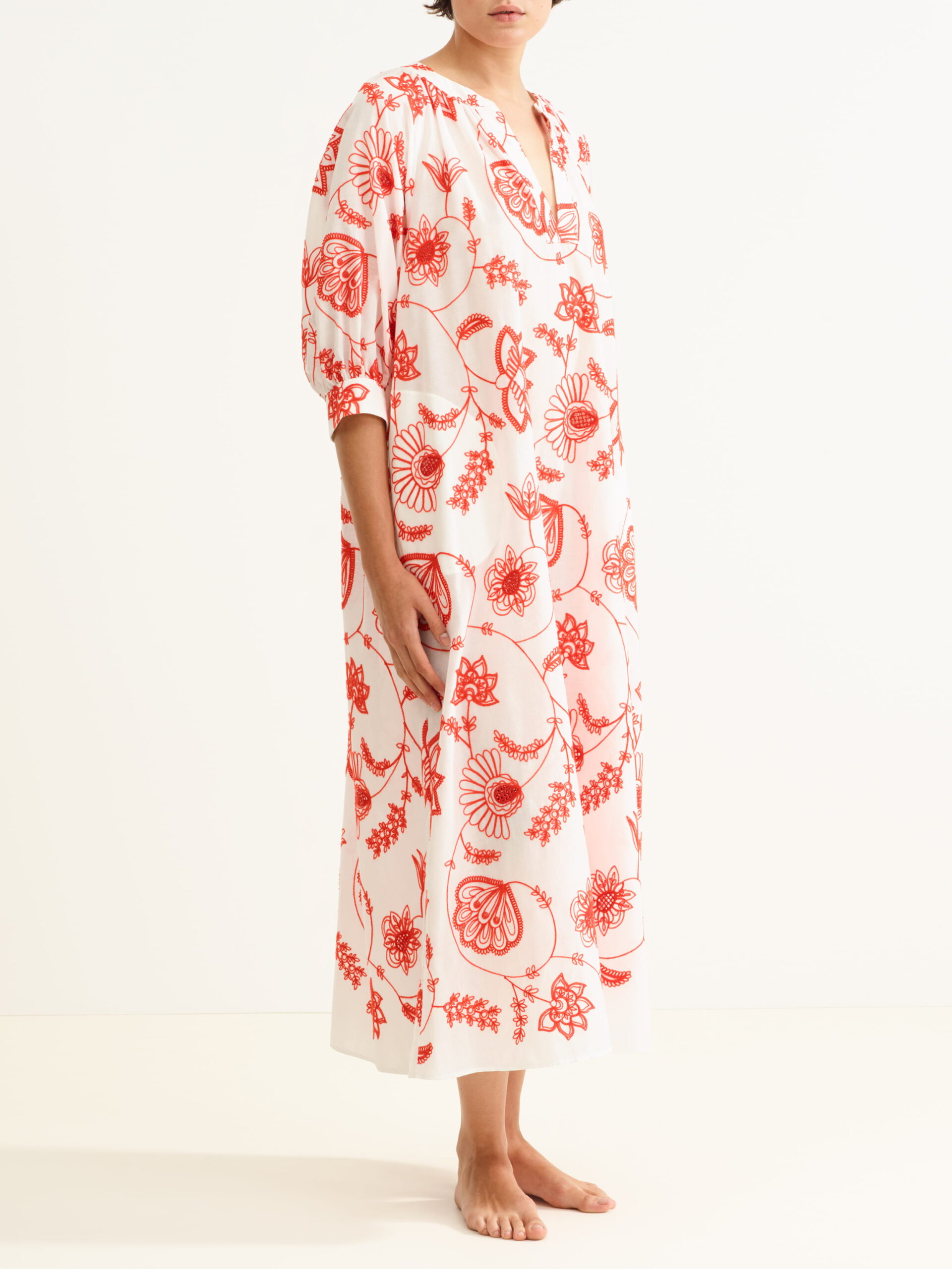 Eres Kleid Anjana blanc/rooibos