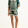 Eres Chemise Emeraude scarabee/panama