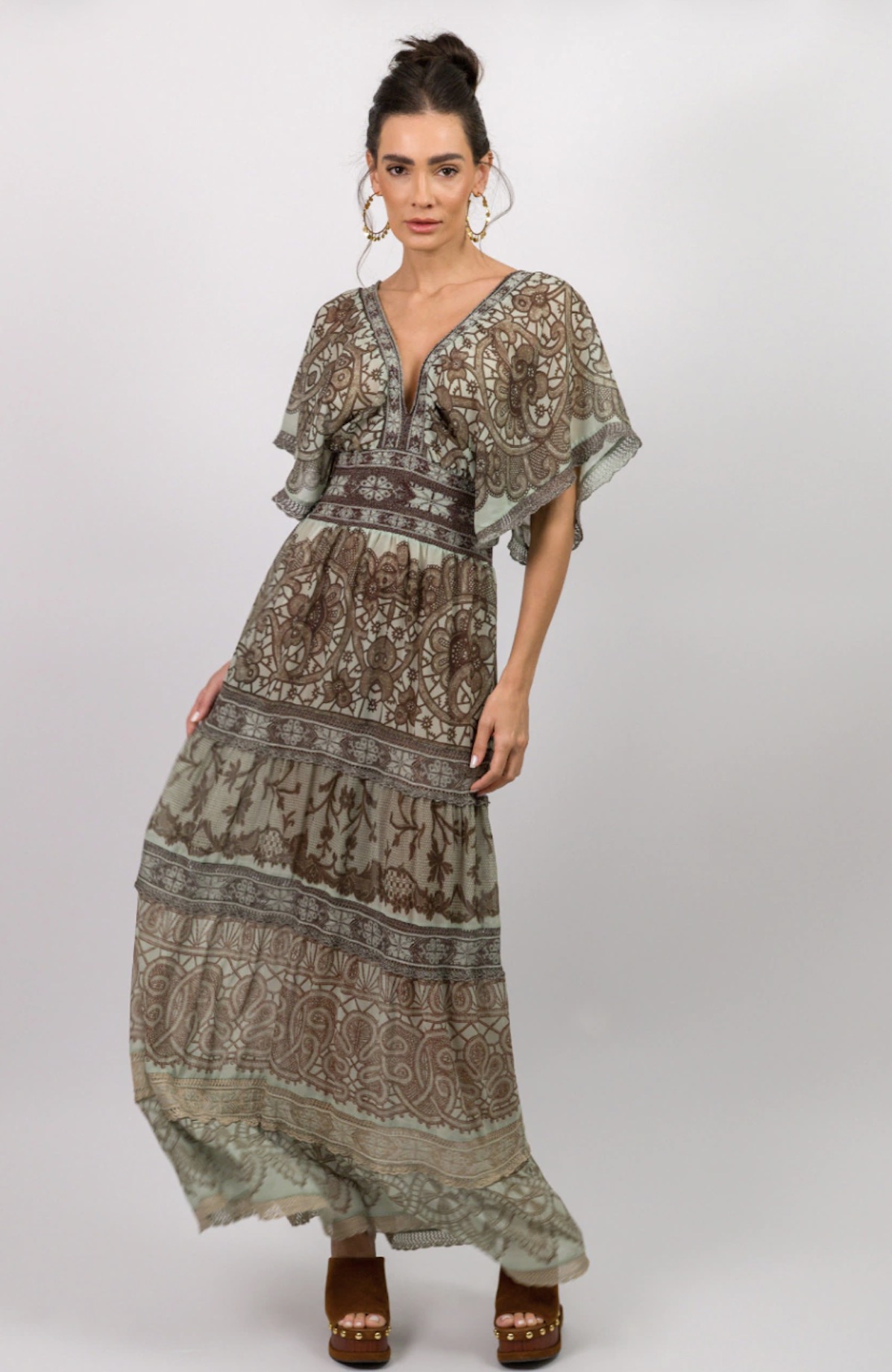 Cecilia Prado Maxidress Ana green