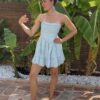 Hemant and Nandita Kleid Hana short blue