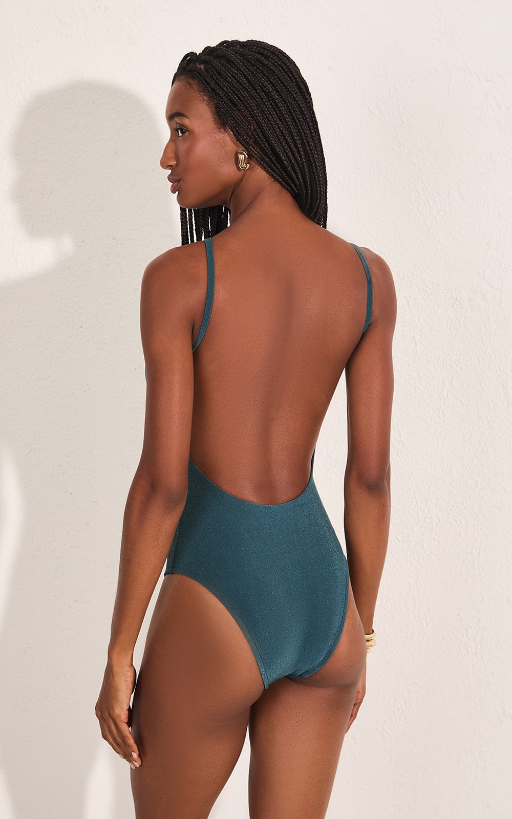 Lenny Niemeyer Badeanzug Gold Detail pacific green – Bild 2
