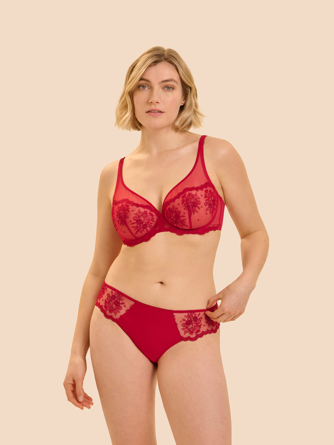 Simone Perele Slip Intrigue rot