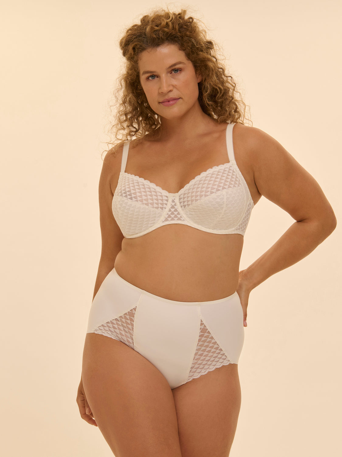 Alternative view of Simone Perele Taillenslip Subtile ecru