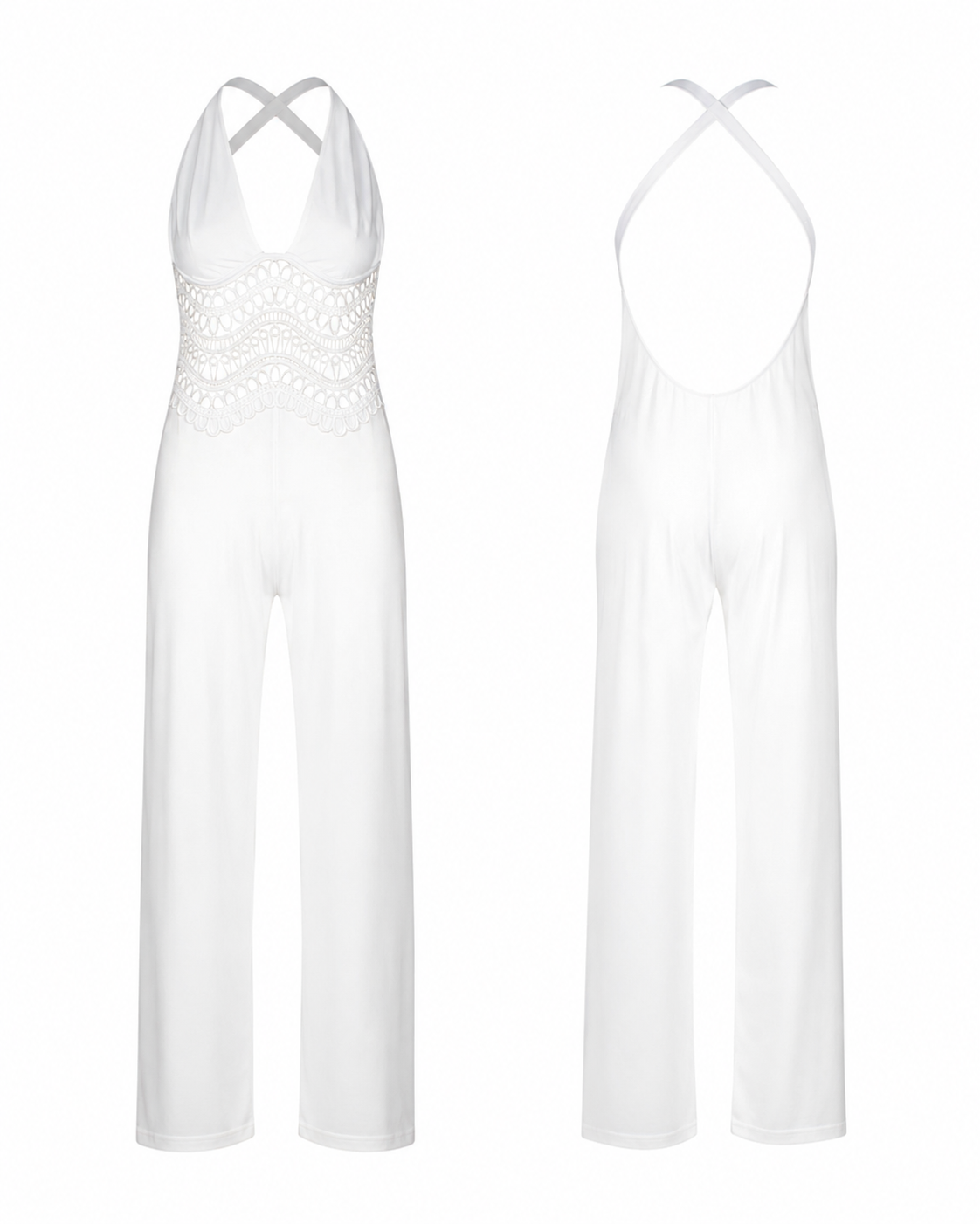 Raffaela d Angelo Overall bianco