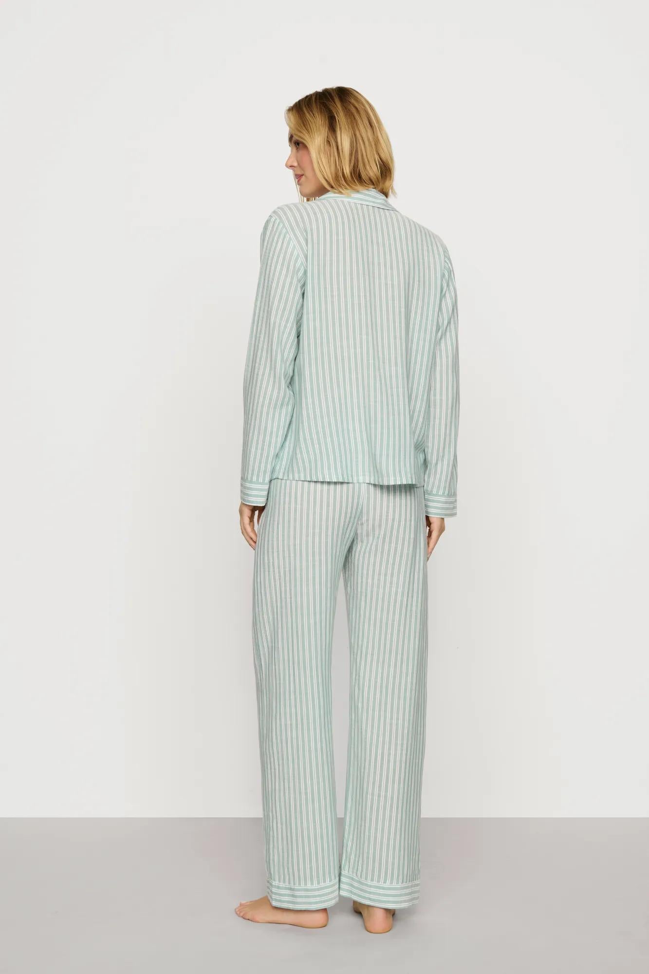 Alternative view of Eberjey Pyjama Nautico regatta stripe/white